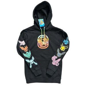 Overtime Pokemon Eevee Evolution Classic Pullover Hoodie Sweatshirt Size S